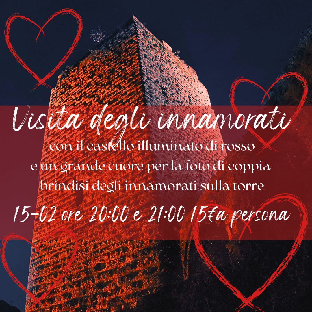 SAN VALENTINO - Cena romantica sul fiume e visita la Castello